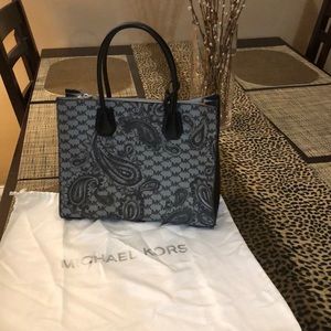 Michael Kors Paisley Print  Small Tote Bag